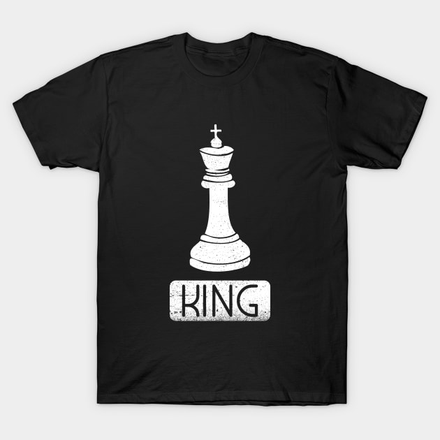 King Chess Piece T-Shirt by yeoys